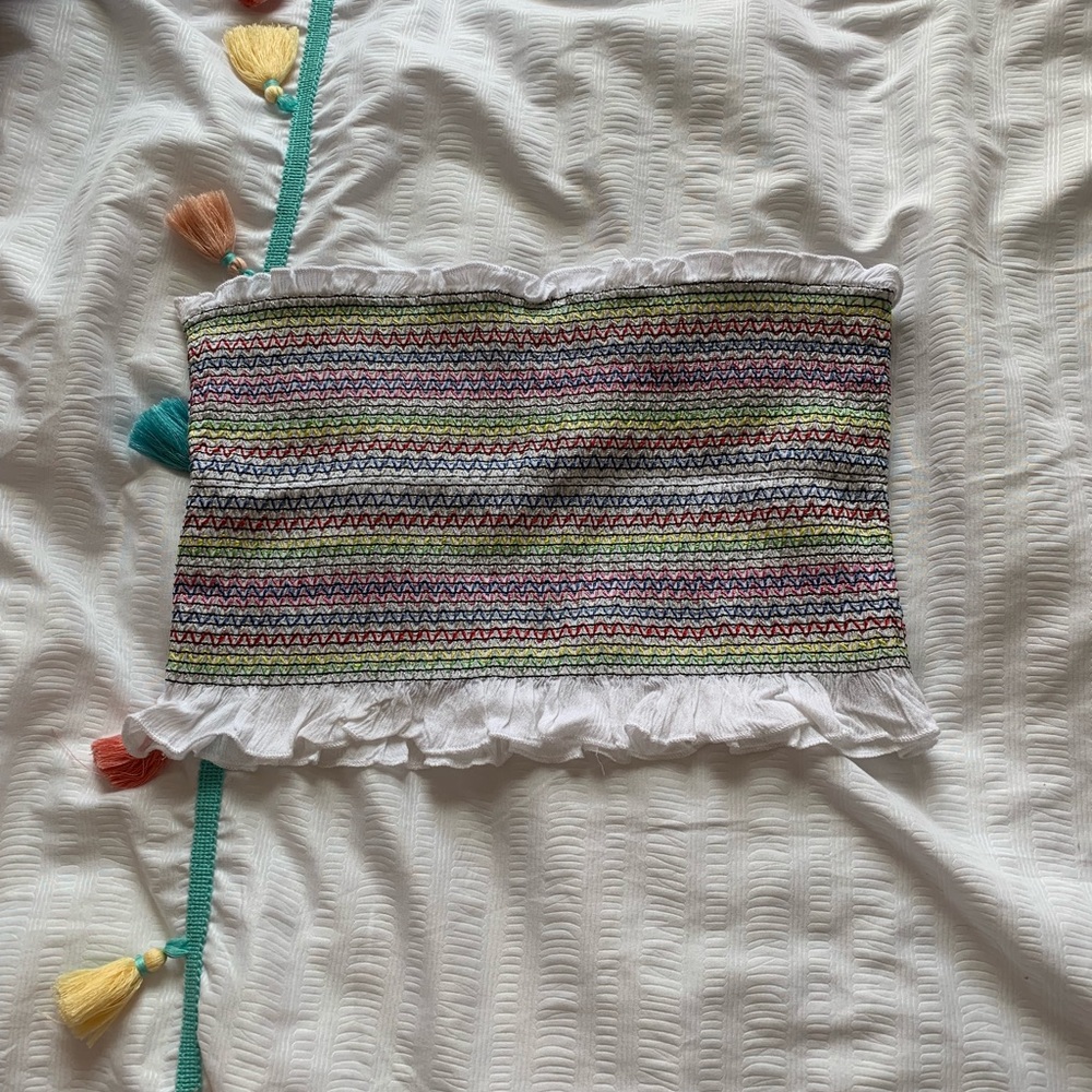 Multi color bando top